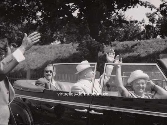 Walter Ulbricht mit seiner Lotte 1963, Horst Stahl Leipzig