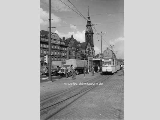 Engels-Platz, Leipzig 1965, H. Stahl Leipzig