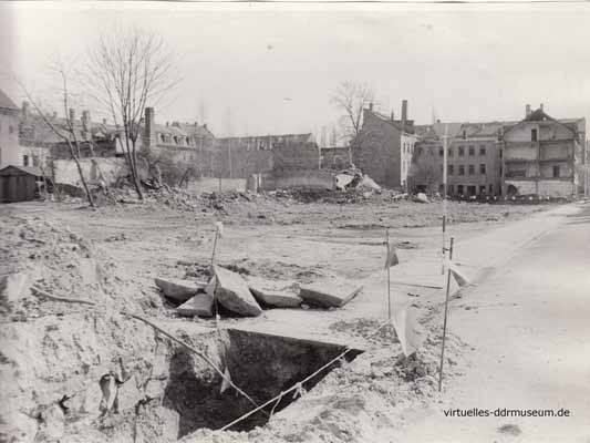 Leipzig 1983, Abbruch in der Kreuzstraße II, R. Stahl