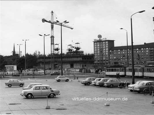 1969, Bau Uni-Hochhaus, H. Stahl Leipzig