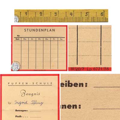 Puppenschule 50er Jahre DDR