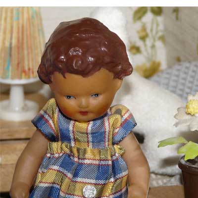 ARI-Puppe in Originalkleidung, 50er Jahre