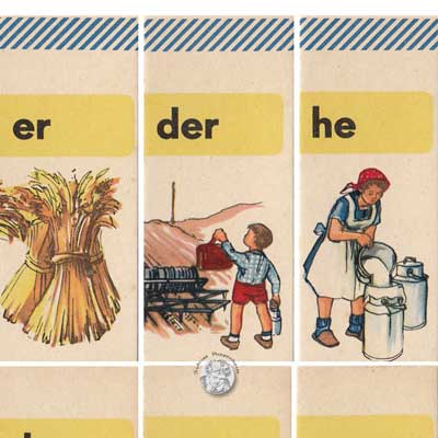 So lesen wir gern, Rudolf Forkel Verlag, Auflegekarten Tafel 7