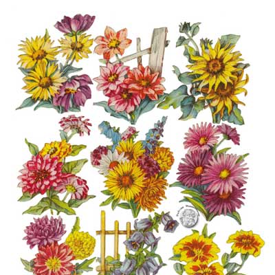 Stammbuchbilder, DDR, Blumen II