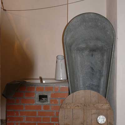 Neubauernhaus von 1949, Einrichtung 50er Jahre, DDR