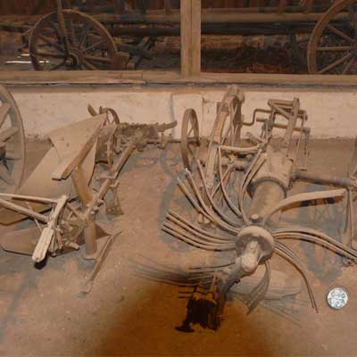 Neubauernhaus von 1949, Einrichtung 50er Jahre, DDR