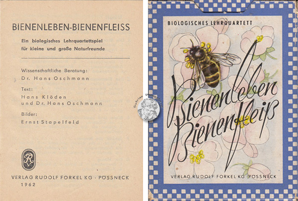 DDR-Quartett Bienenleben-Bienenfleiß